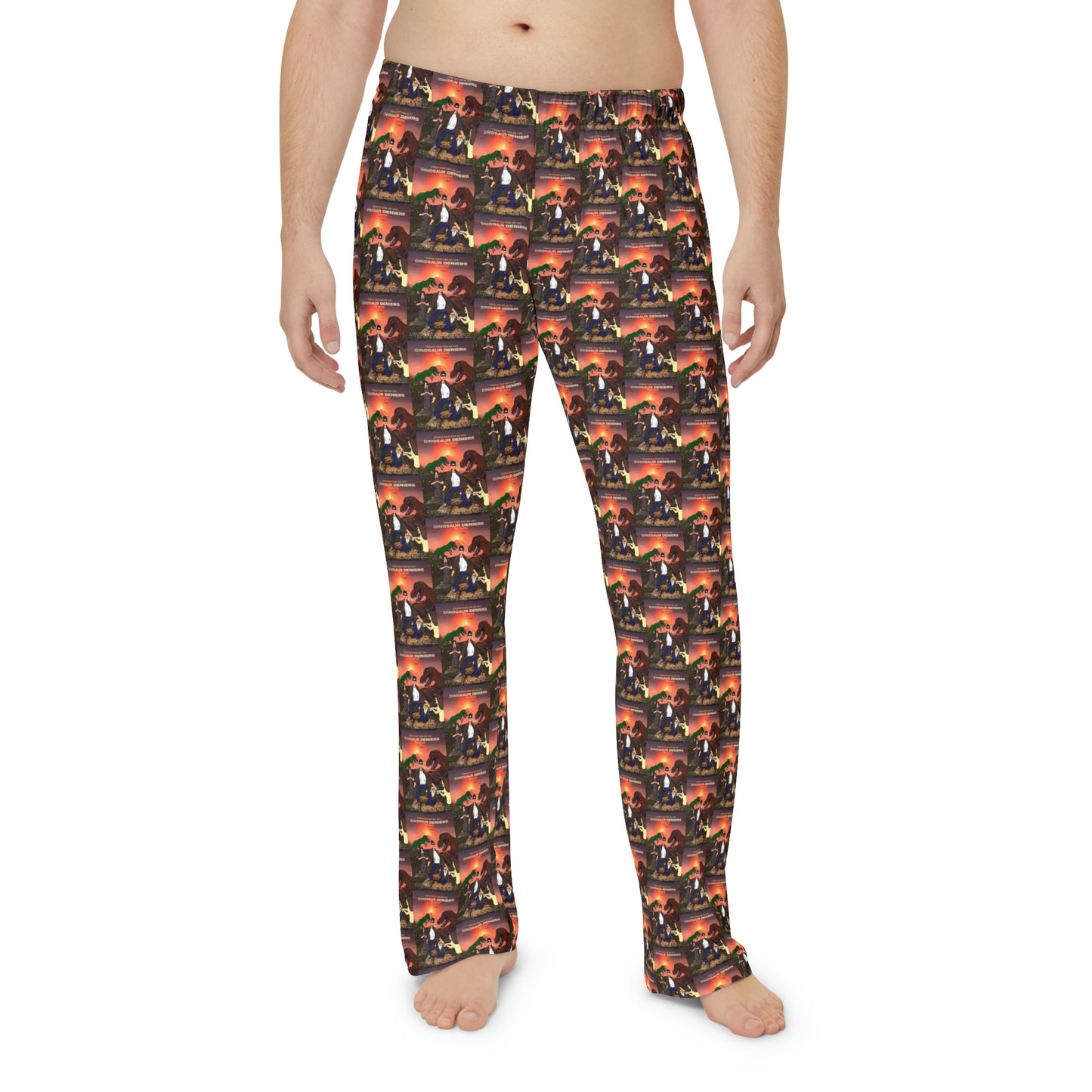 Dinosaur Deniers: The Movie Men's Pajama Pants (AOP)