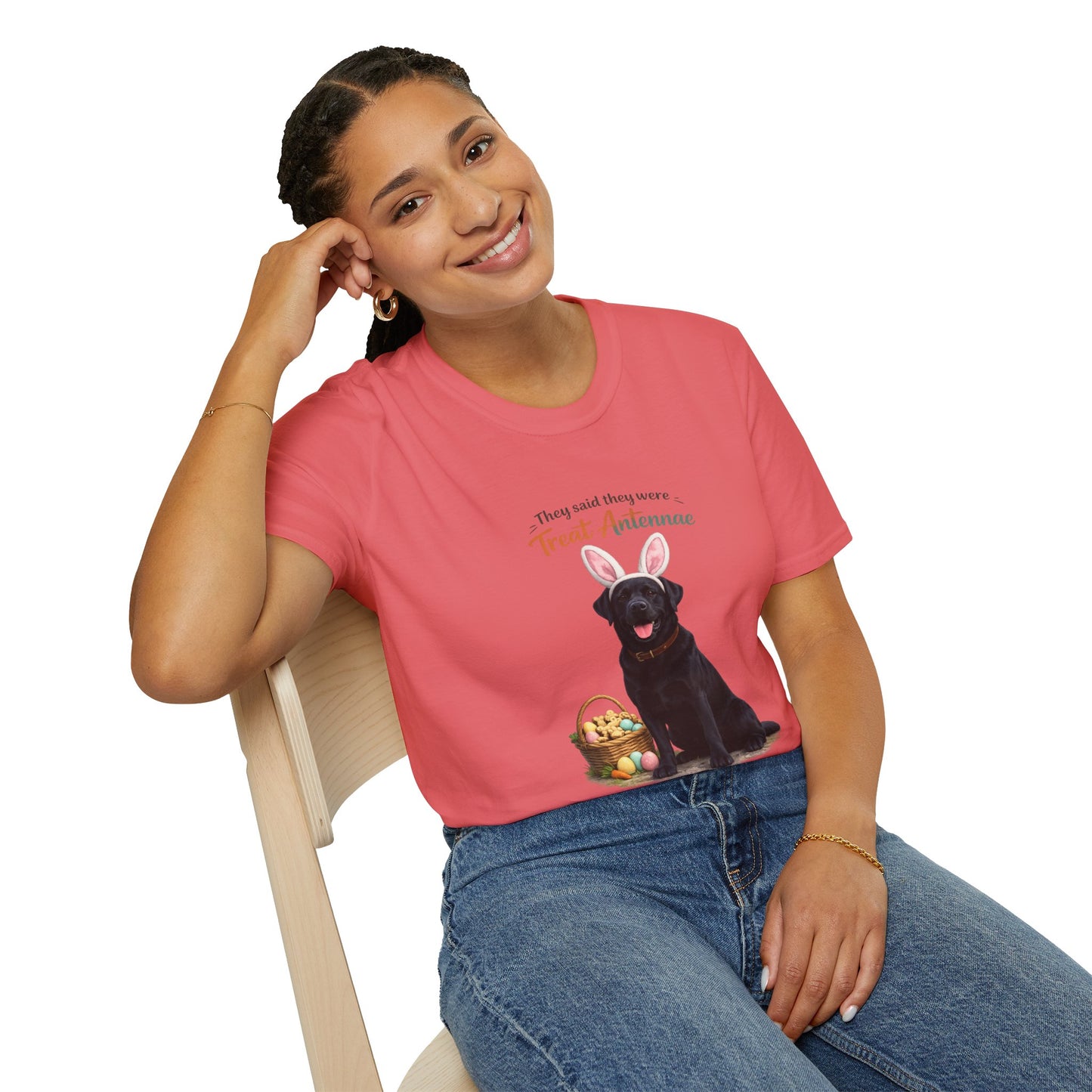 Black Lab Treat Antenna™ – Easter Black Lab Lover T-Shirt