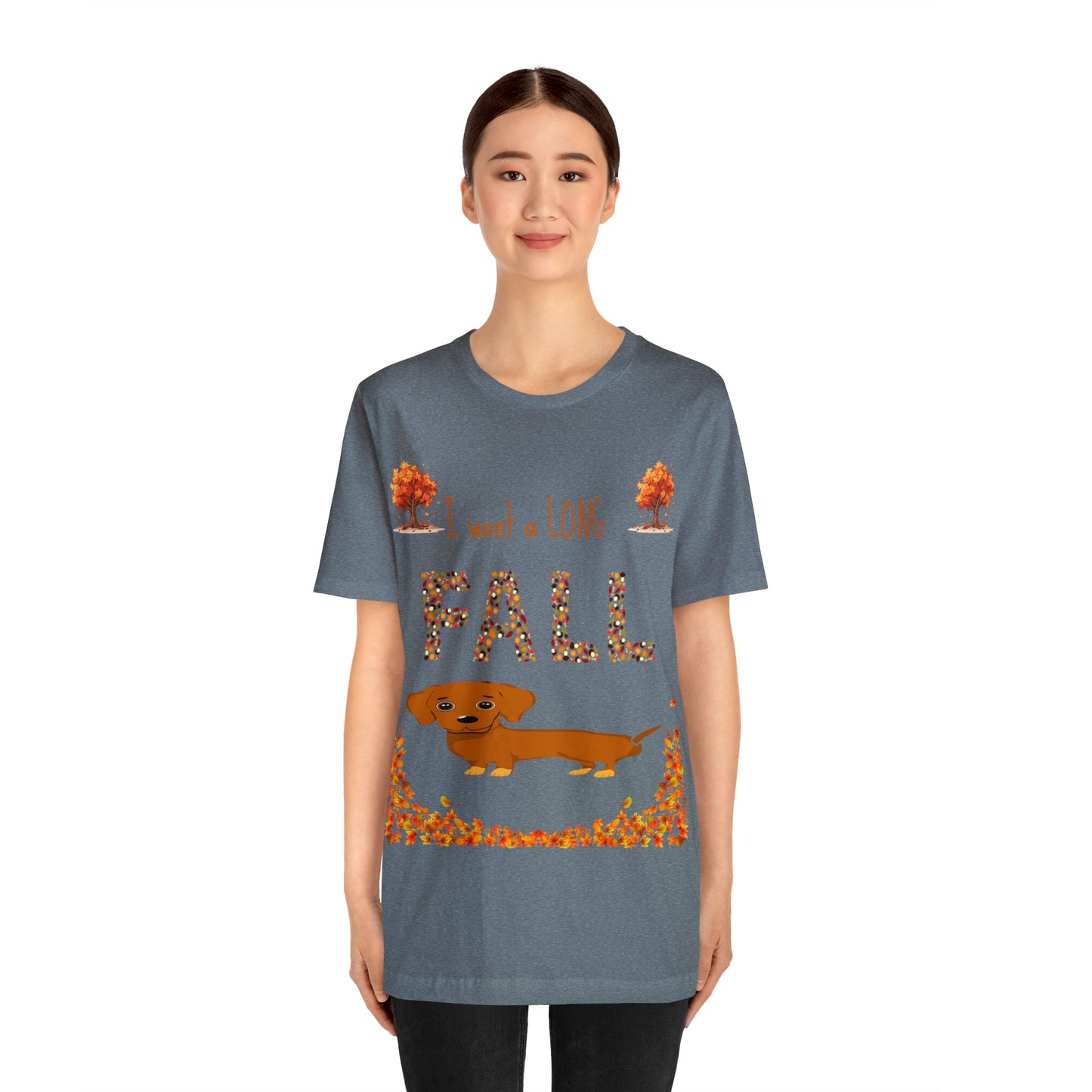 I Want A Long Fall Unisex Jersey Short Sleeve Tee