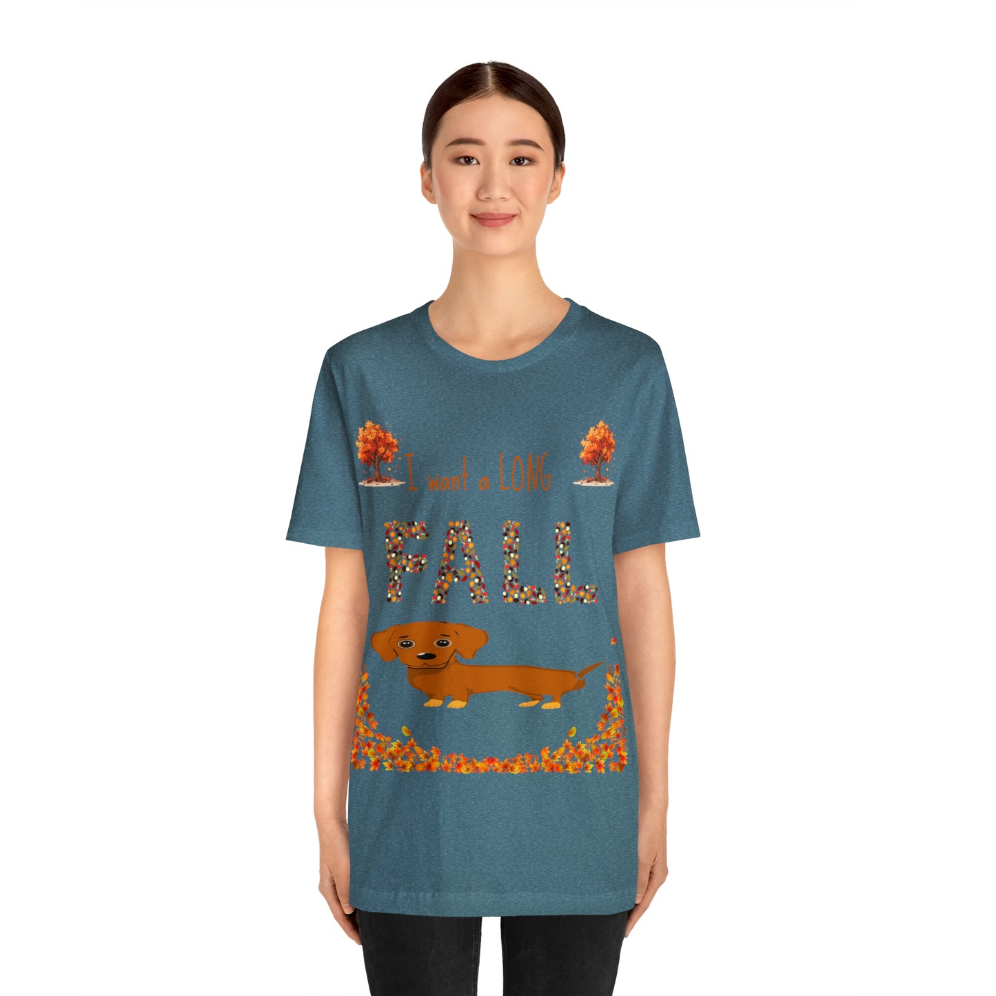 I Want A Long Fall Unisex Jersey Short Sleeve Tee