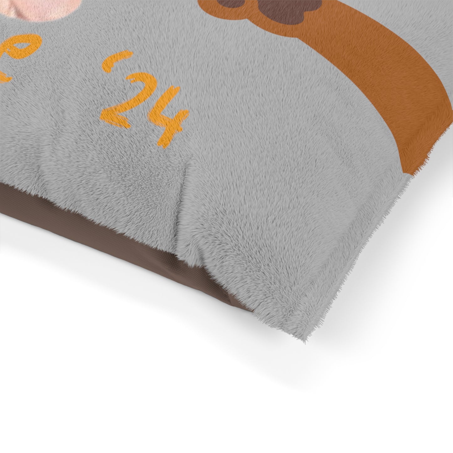 Blenheim Brown Paw Fist Bumpin’ Since ‘24 Light Grey Pet Bed
