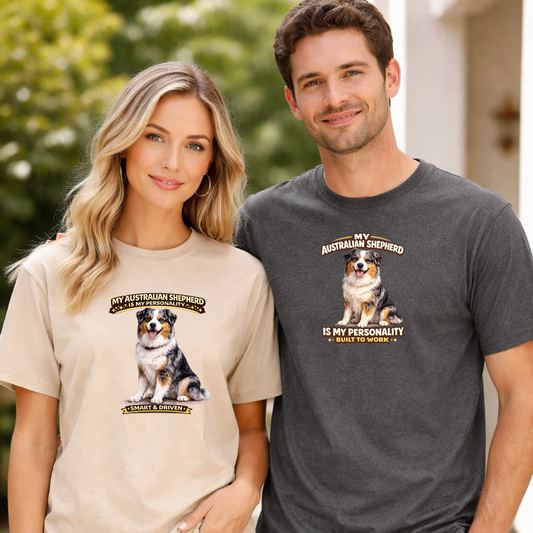 My Australian Shepherd is My Personality – Personalized Dog Breed Shirt