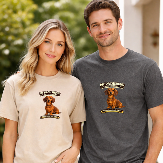 My Dachshund is My Personality – Personalized Dog Breed Shirt