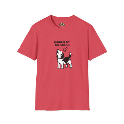 Member Of The Chorus  —  Black And White Minimalist Family Collection For Adult Dog Lovers