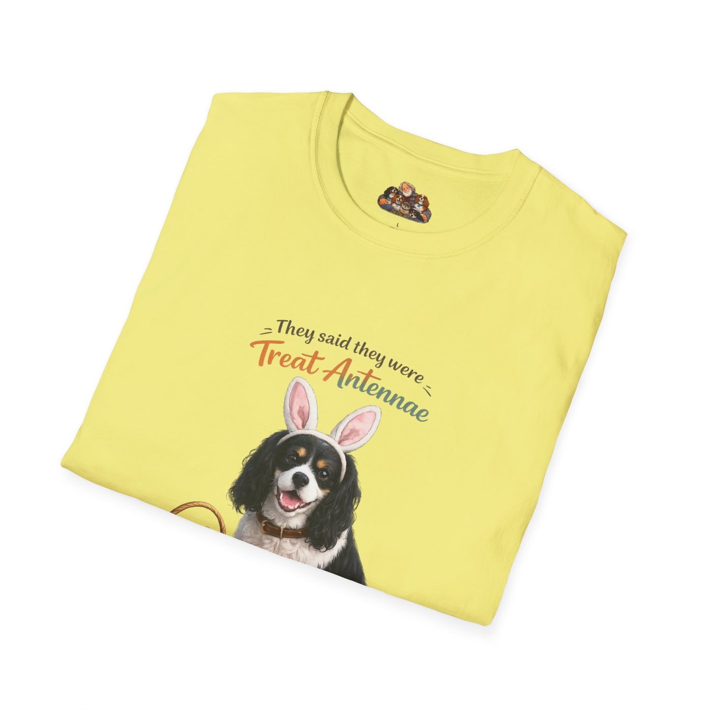 Cavalier King Charles Spaniel Treat Antennae™ – Easter Cavalier Lover T-Shirt