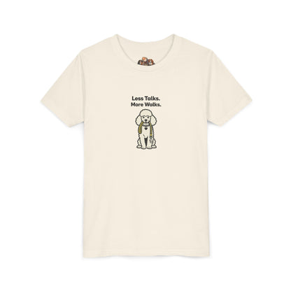 Less Talks. More Walks. -- Youth Dog Lover Tee