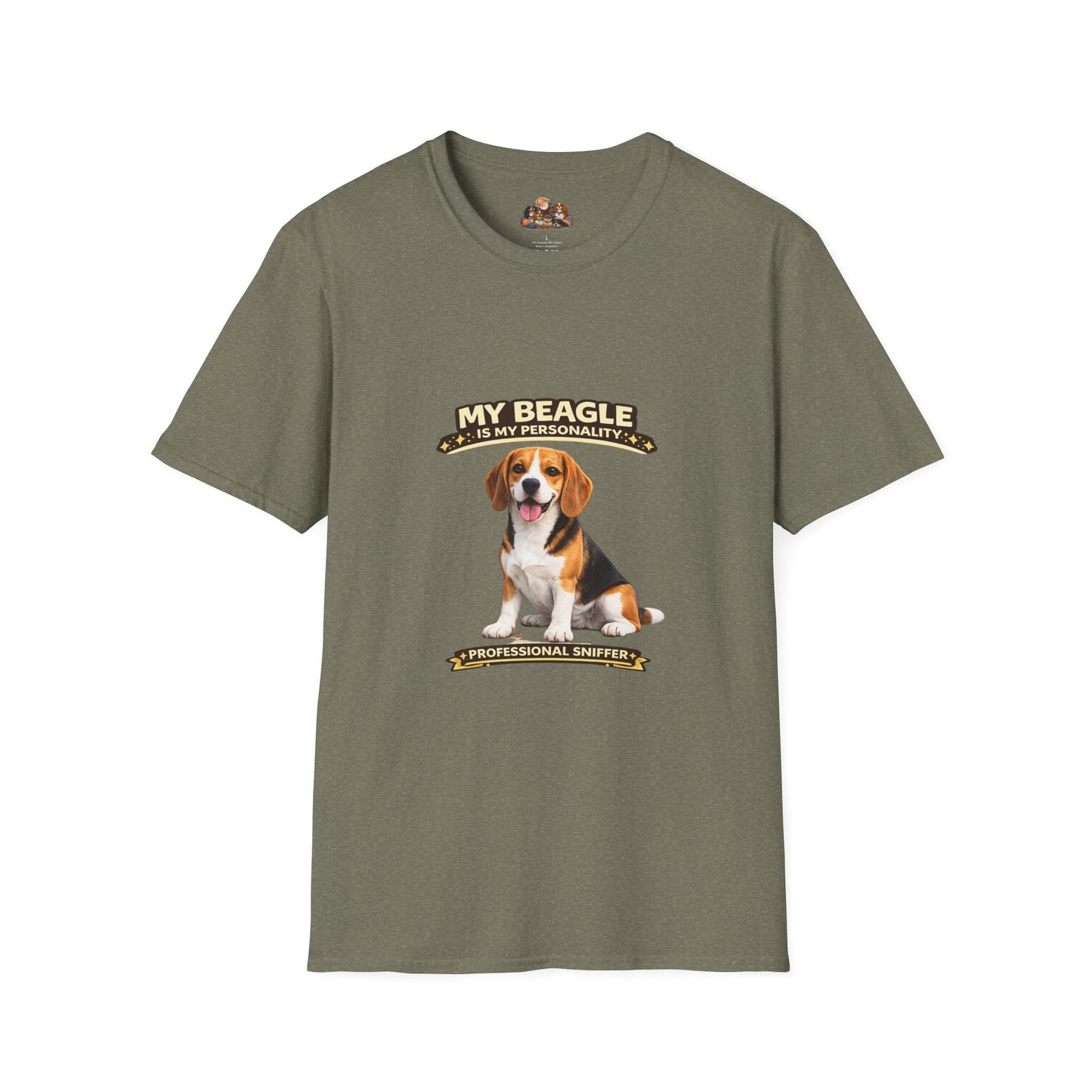 My Beagle Is My Personality – Professional Sniffer – Personalized Dog Tee