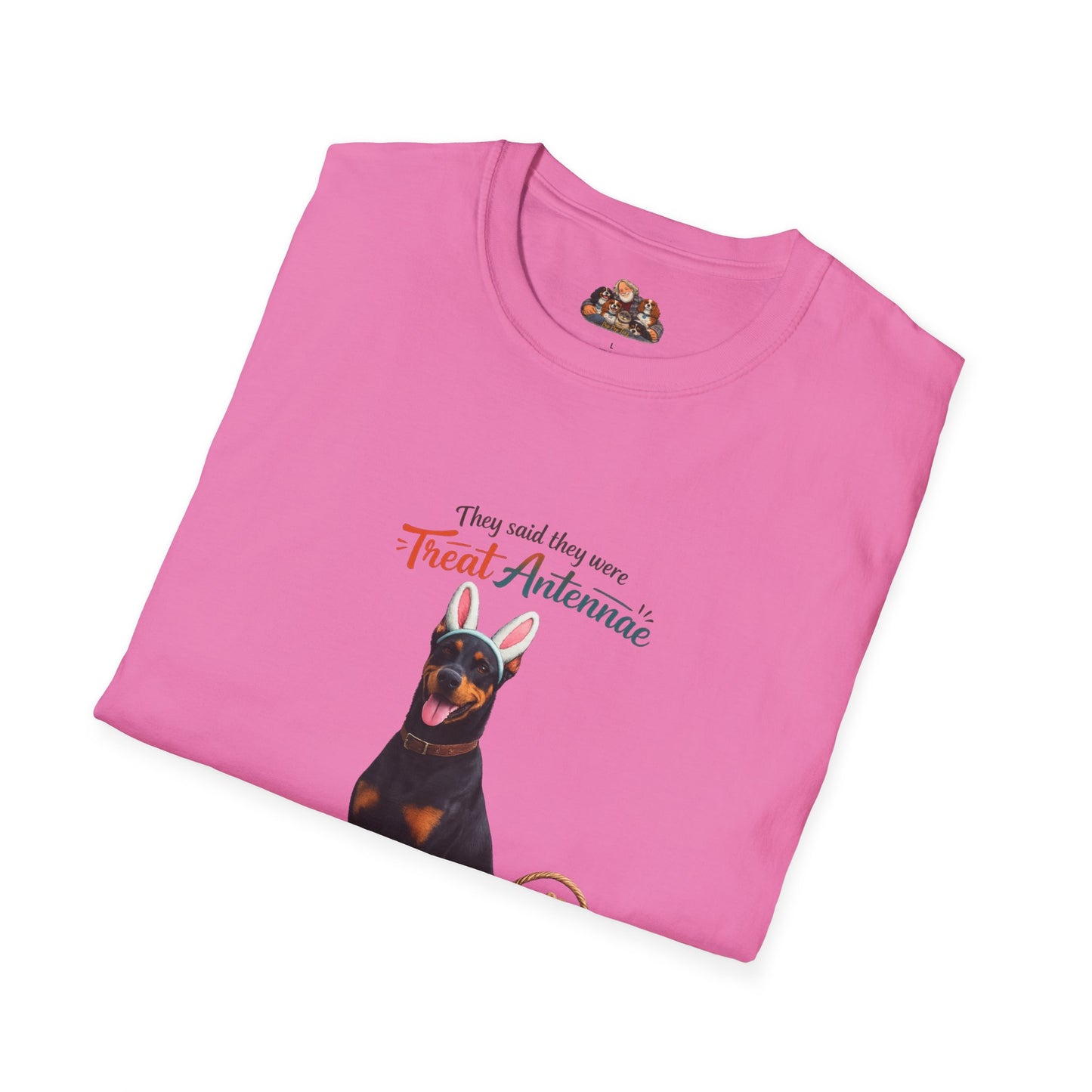 Doberman Treat Antenna™ – Easter Dog Lover Tee
