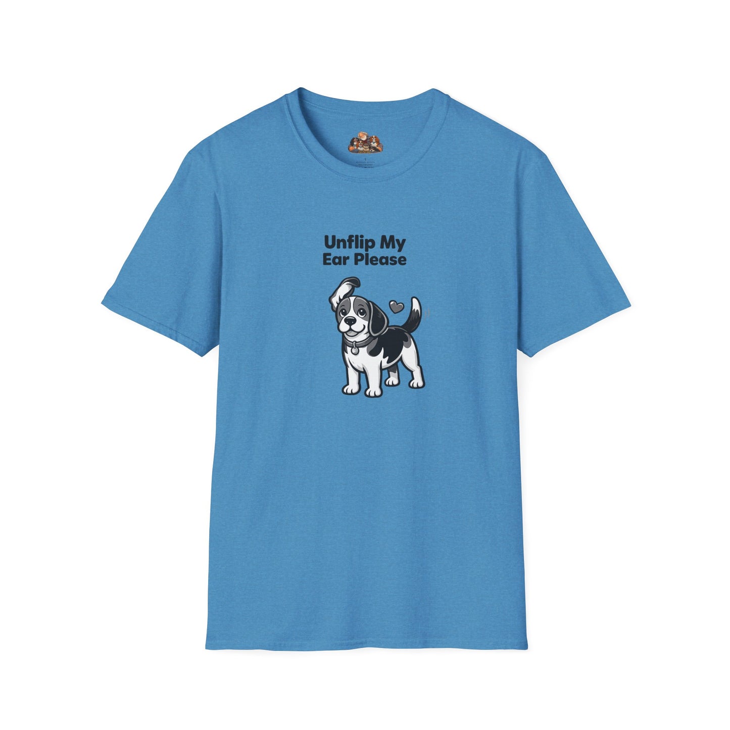 Unflip My Ear Please  —  Black And White Minimalist Family Collection For Adult Dog Lovers
