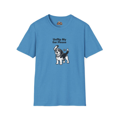 Unflip My Ear Please  —  Black And White Minimalist Family Collection For Adult Dog Lovers