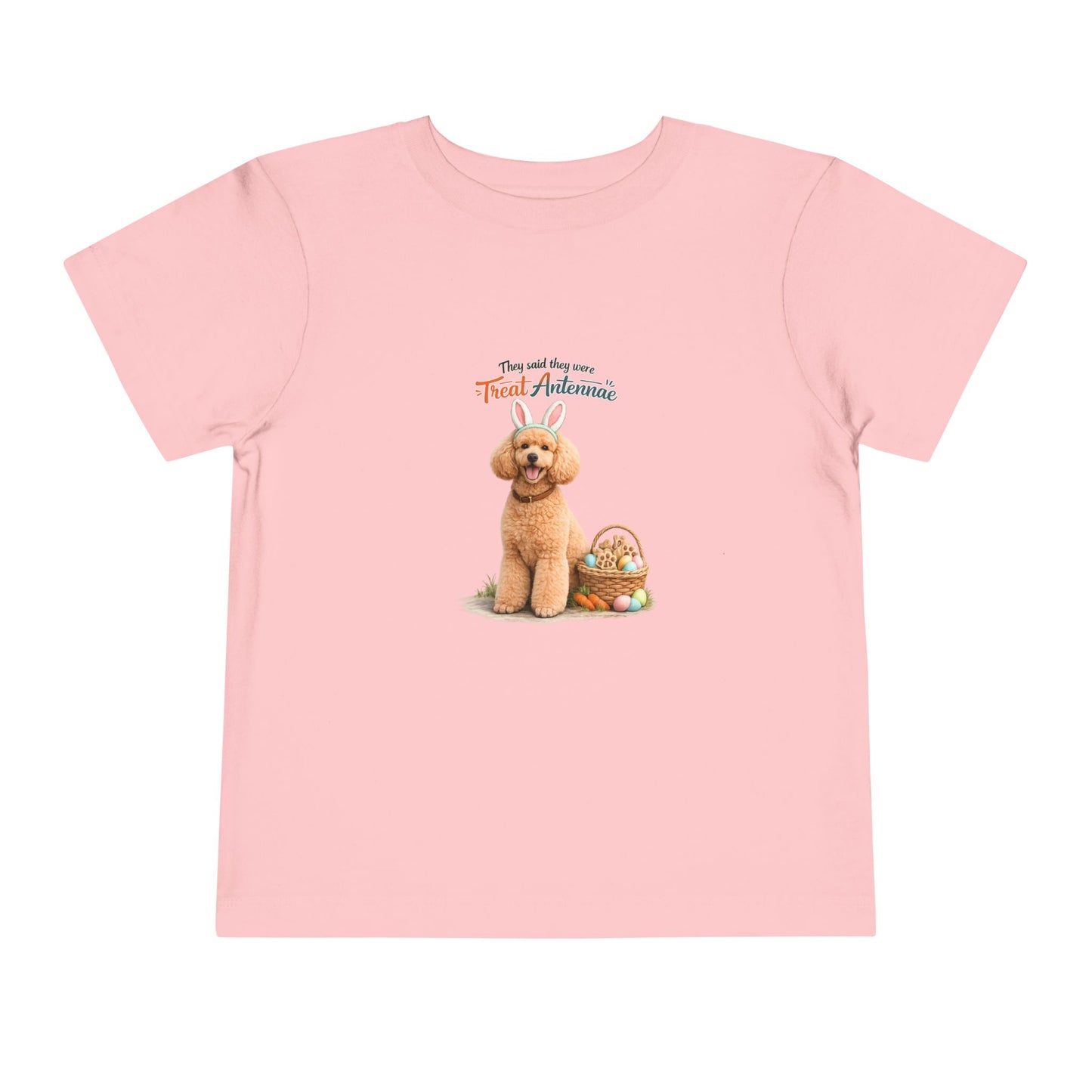 Poodle Treat Antennae™ -- Toddler Dog Lover Tee