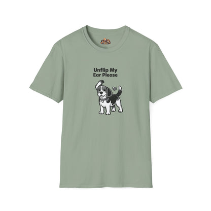 Unflip My Ear Please  —  Black And White Minimalist Family Collection For Adult Dog Lovers