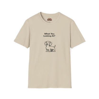 What You Looking At?  —  Black And White Minimalist Family Collection For Adult Dog Lovers