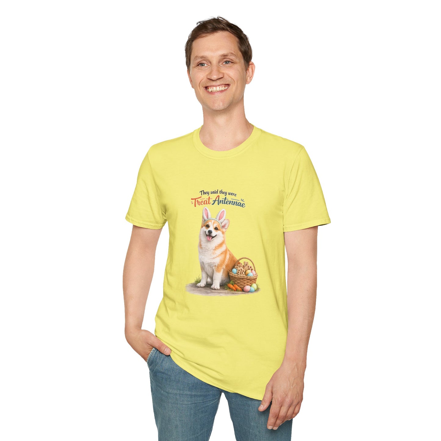 Corgi Treat Antenna™ – Easter Dog Lover Tee