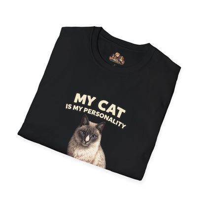 My Cat Is My Personality – "The Watcher" – Personalized Custom Cat Shirt