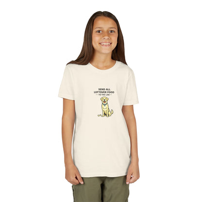 Send All Leftover Food To The Lab -- Youth Dog Lover Tee