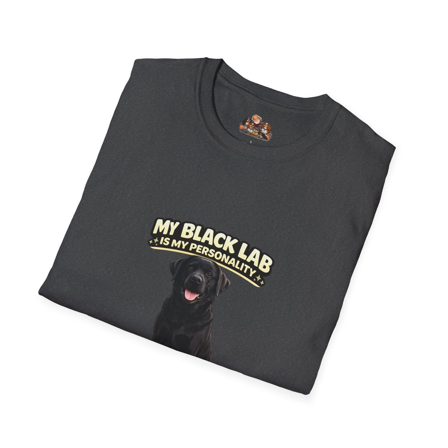 My Black Lab Is My Personality – Snack Driven. Love Powered – Personalized Dog Breed Shirt