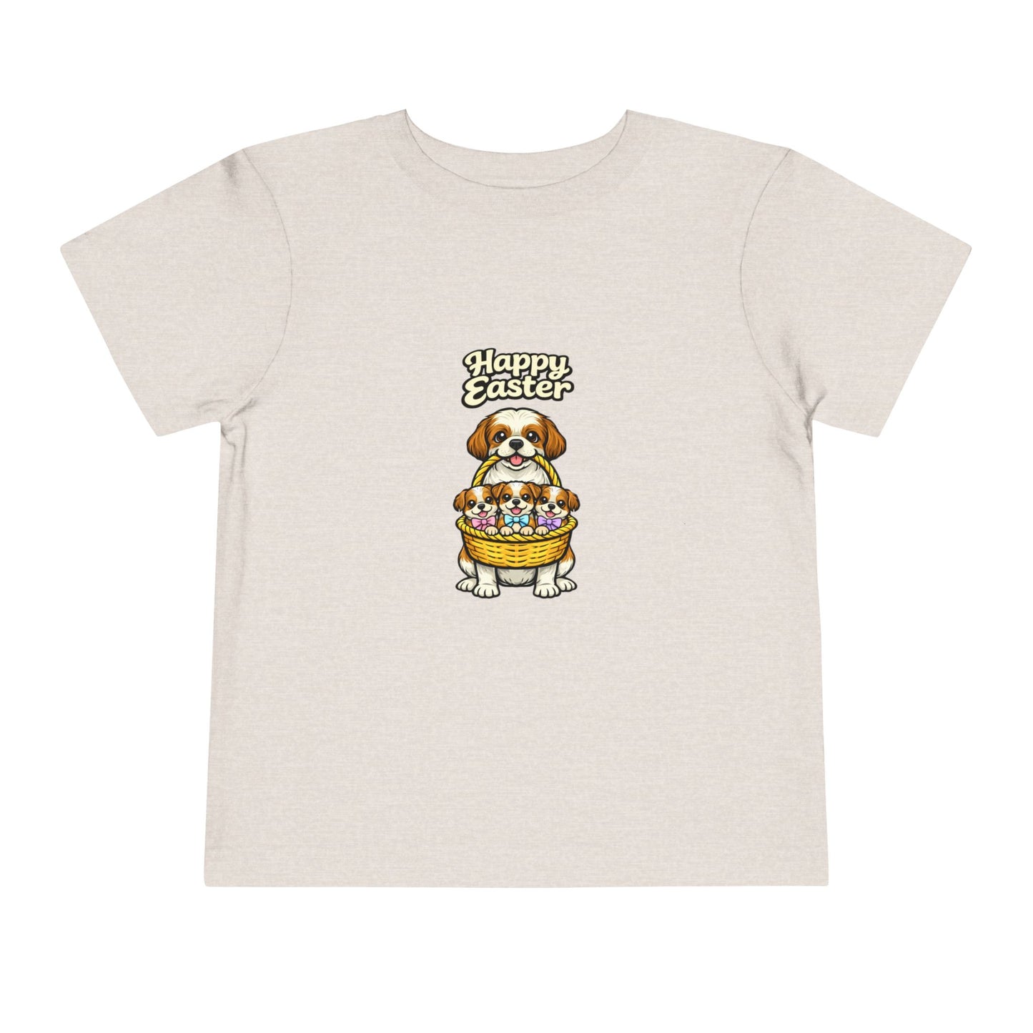 Shih Tzu Family Happy Easter -- Toddler Dog Lover Tee