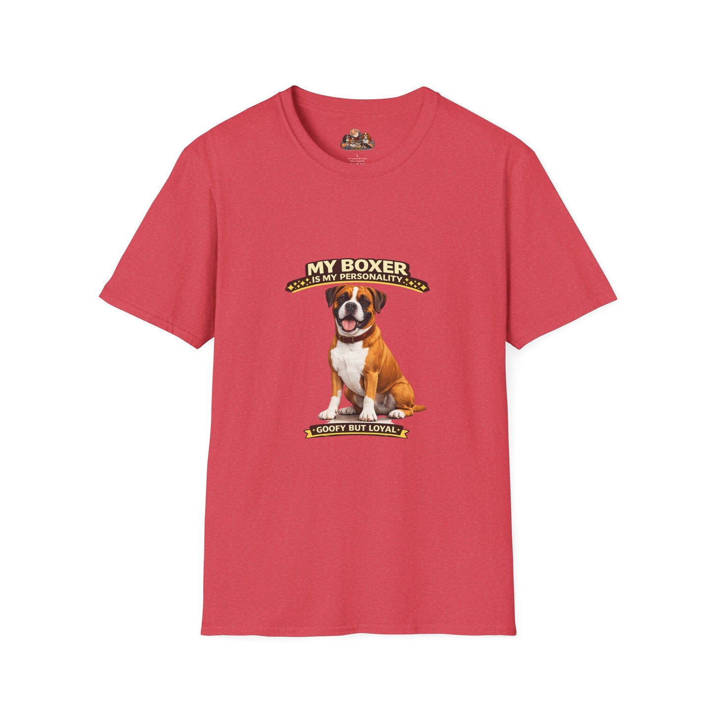 My Boxer Is My Personality – Goofy But Loyal – Personalized Dog Breed Tee