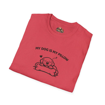 My Dog Is My Pillow —  Black And White Minimalist Family Collection For Adult Dog Lovers