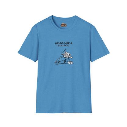 Relax Like A Bulldog  —  Black And White Minimalist Family Collection For Adult Dog Lovers