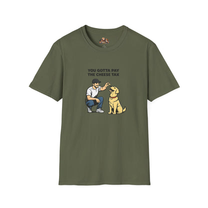 You Gotta Pay The Cheese Tax  —  Soft-Color Minimalist Family Collection For Adult Dog Lovers