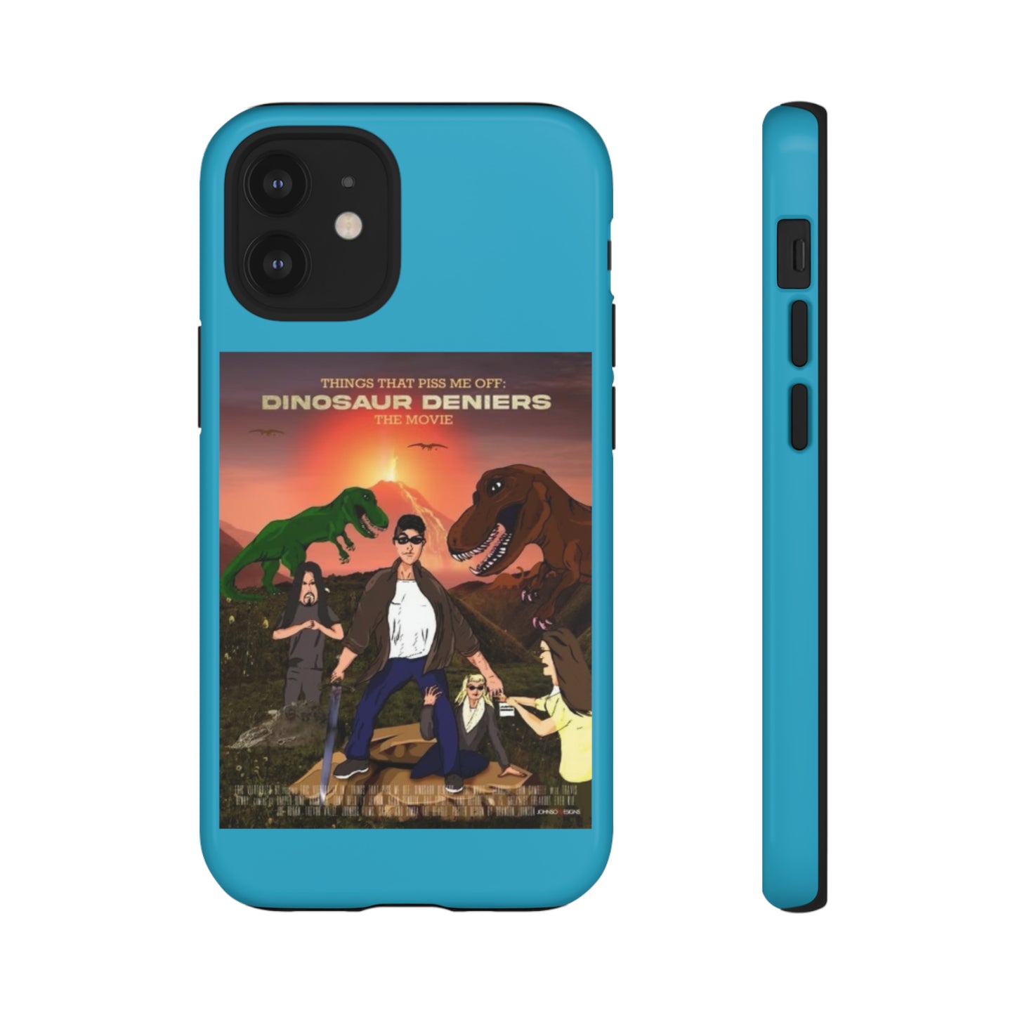 Dinosaur Deniers: The Movie Tough Phone Case (turquoise)