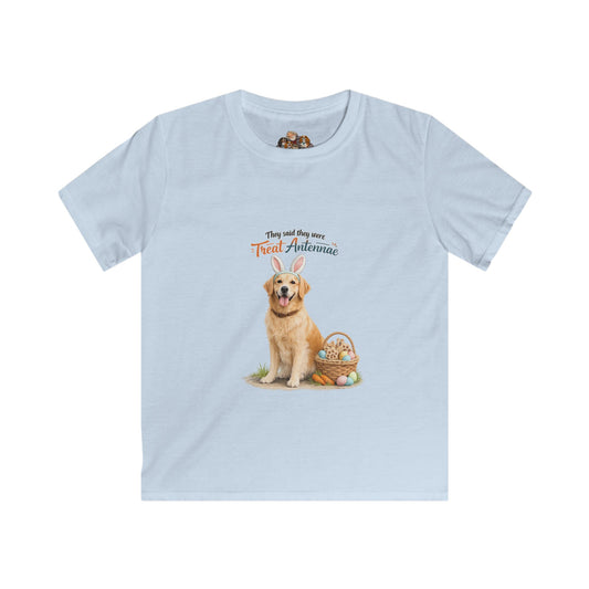 Golden Retirever Treat Antennae™ — Youth Dog Lover Tee