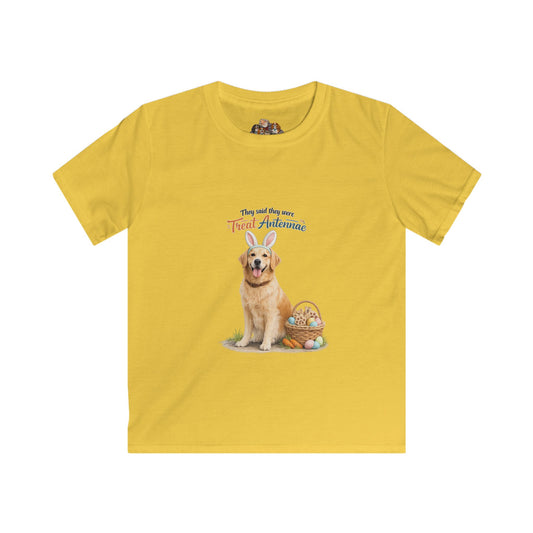 Golden Retirever Treat Antennae™ — Youth Dog Lover Tee