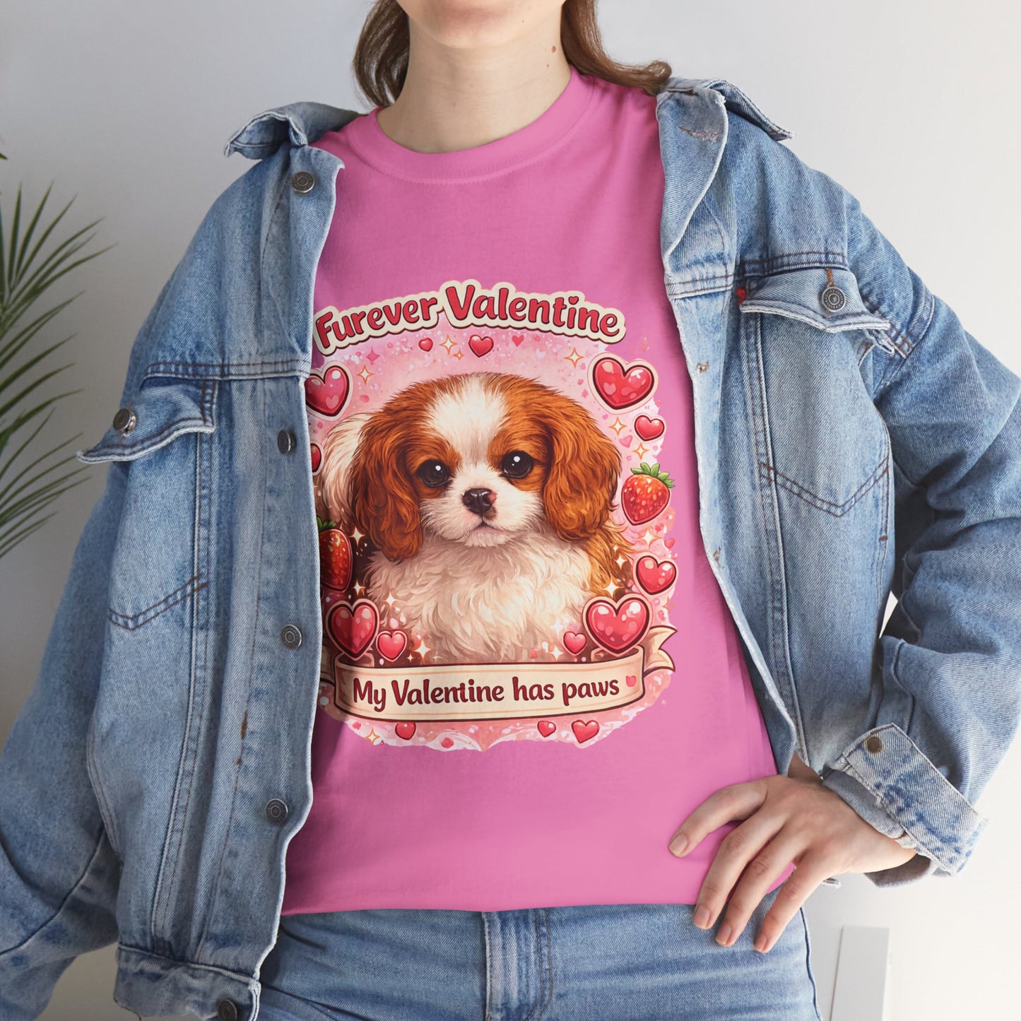 Furever Valentine - Puppy Love Has Paws – Pet Lover Valentine's Day T-Shirt