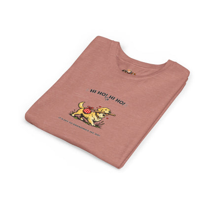 Hi Ho! Hi Ho! It's Off To Grandma's We Go!-- Youth Dog Lover Tee