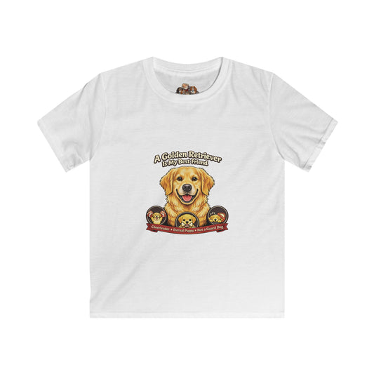 Child A Golden Retriever is my Best Friend -- Pet Lover T-Shirt