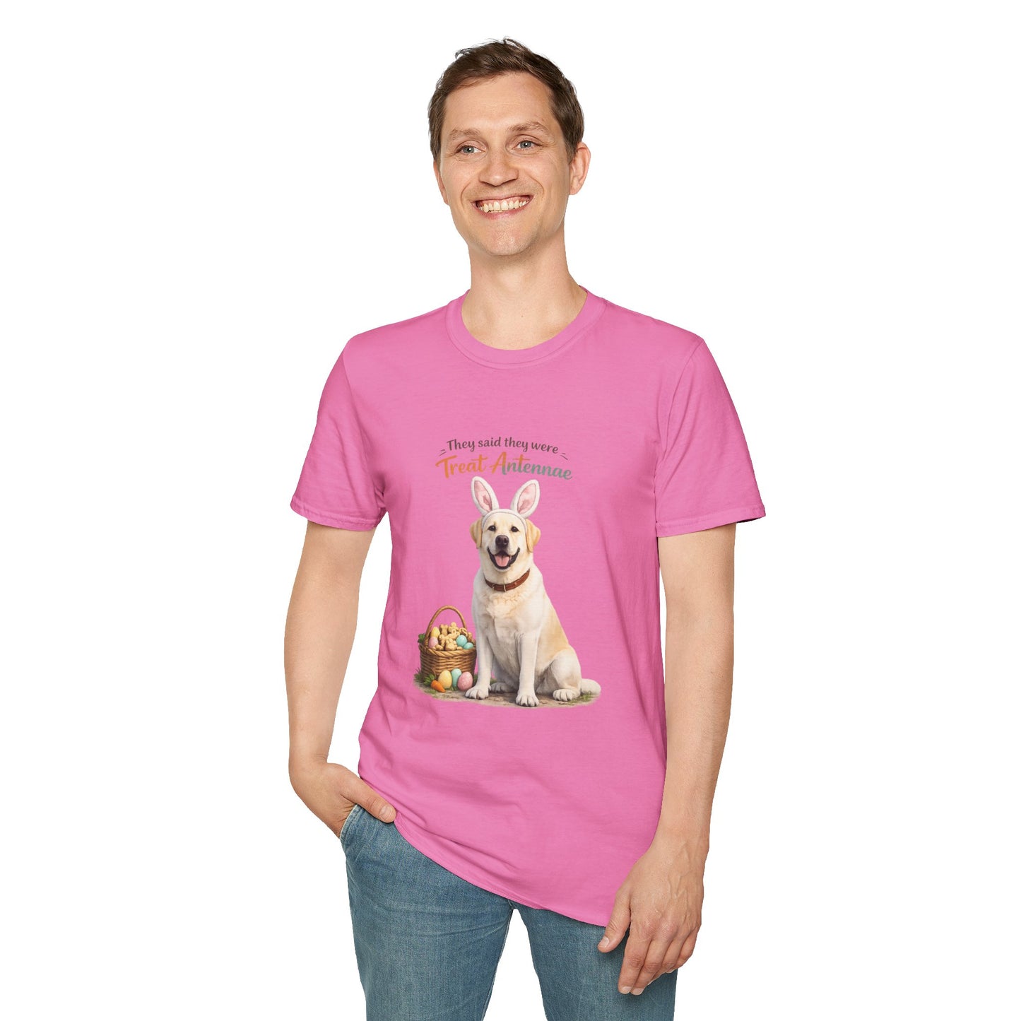 Yellow Lab Treat Antenna™ – Easter Yellow Lab Lover T-Shirt
