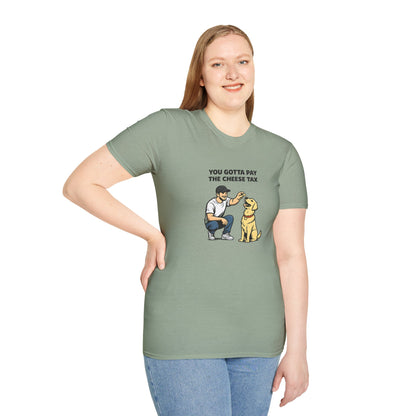 You Gotta Pay The Cheese Tax  —  Soft-Color Minimalist Family Collection For Adult Dog Lovers