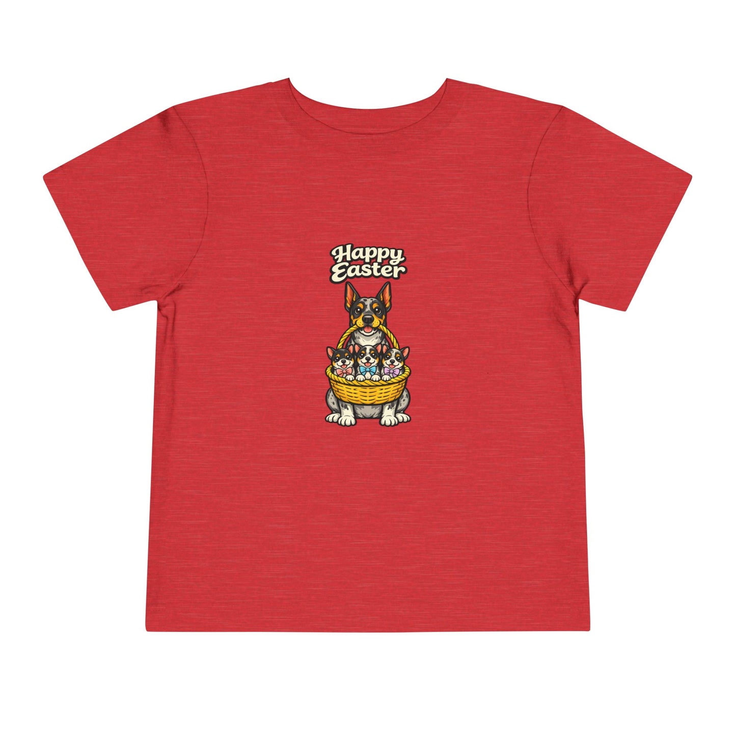 Great Dane Family Happy Easter -- Toddler Dog Lover Tee