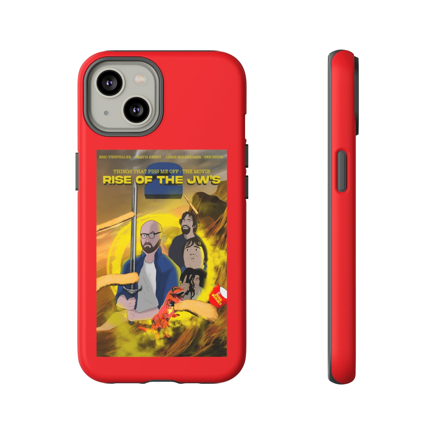 Rise Of The JW's Tough Phone Case (red)