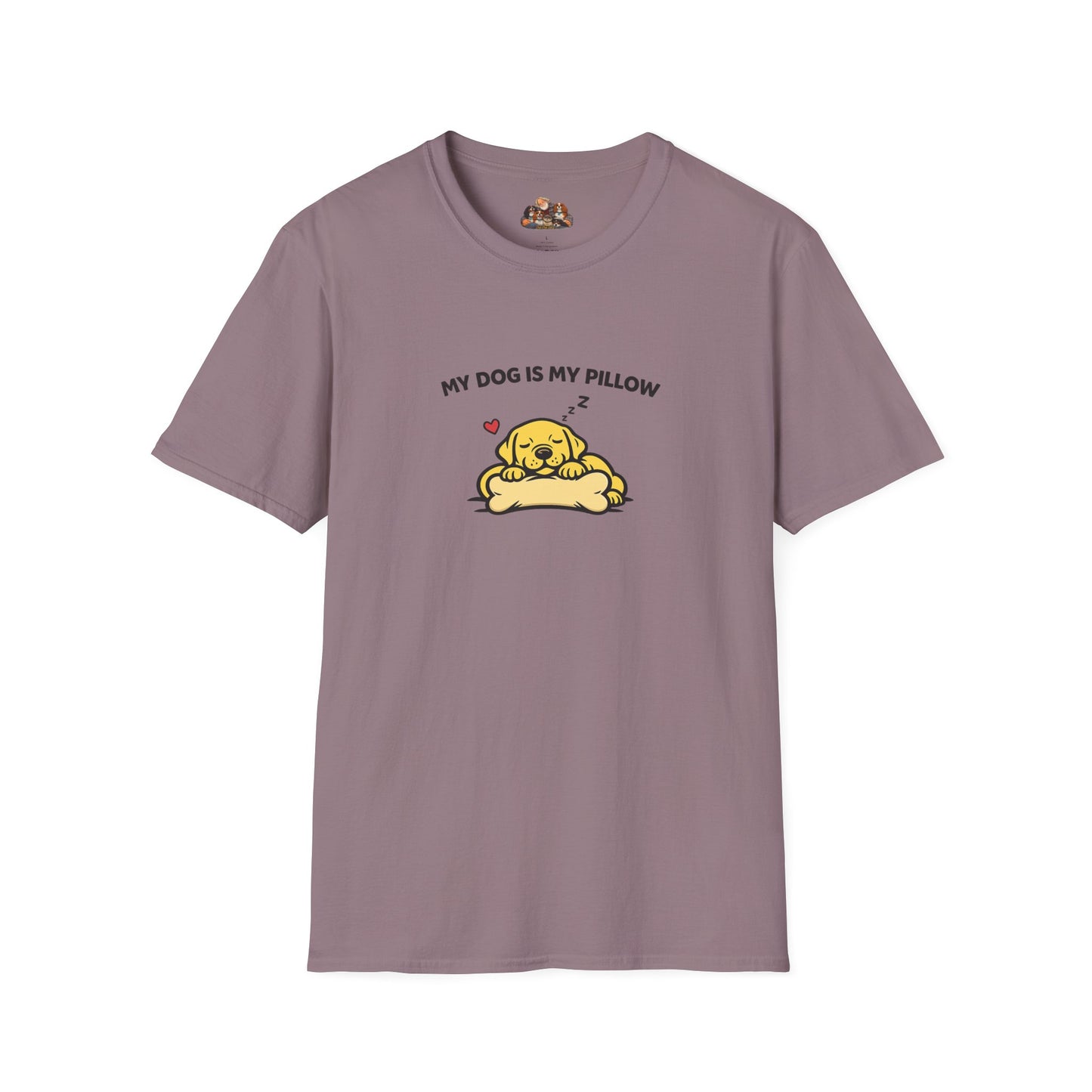 My Dog Is My Pillow  —  Soft-Color Minimalist Family Collection For Adult Dog Lovers