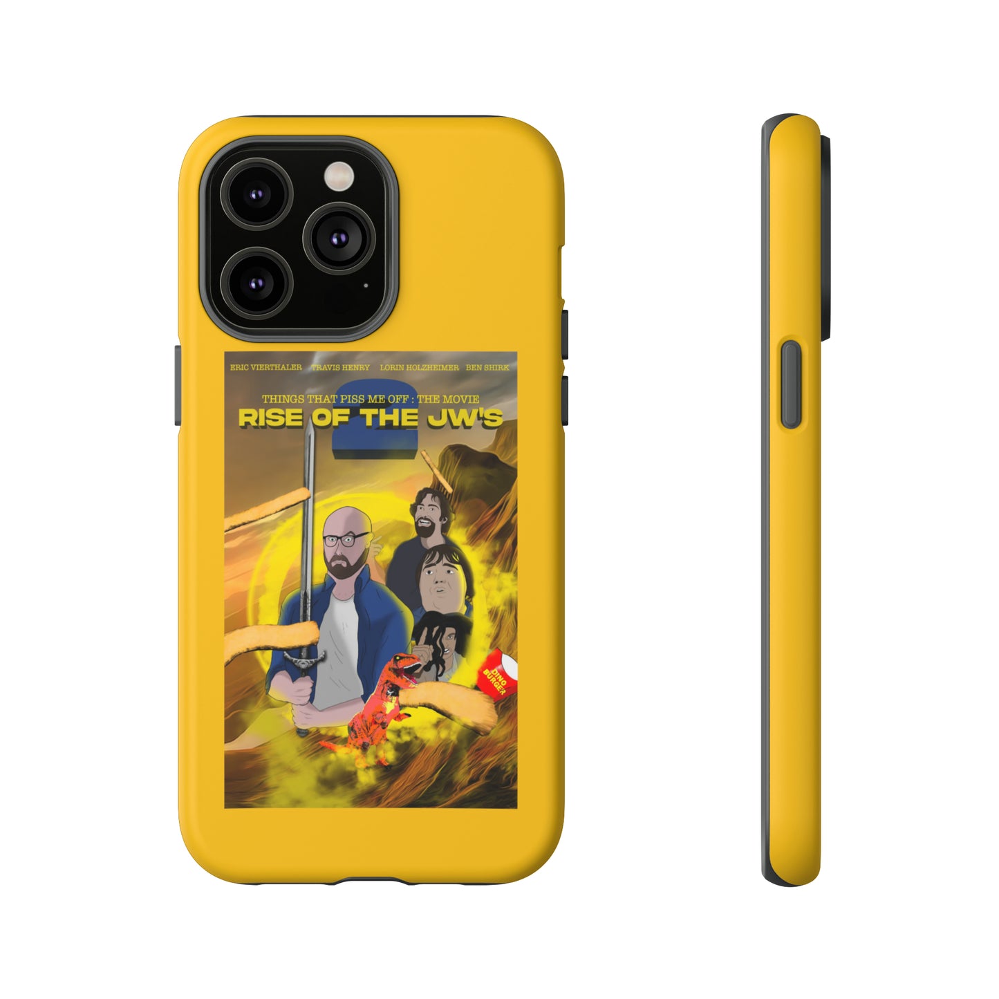 Rise Of The JW's Tough Phone  Case yellow)