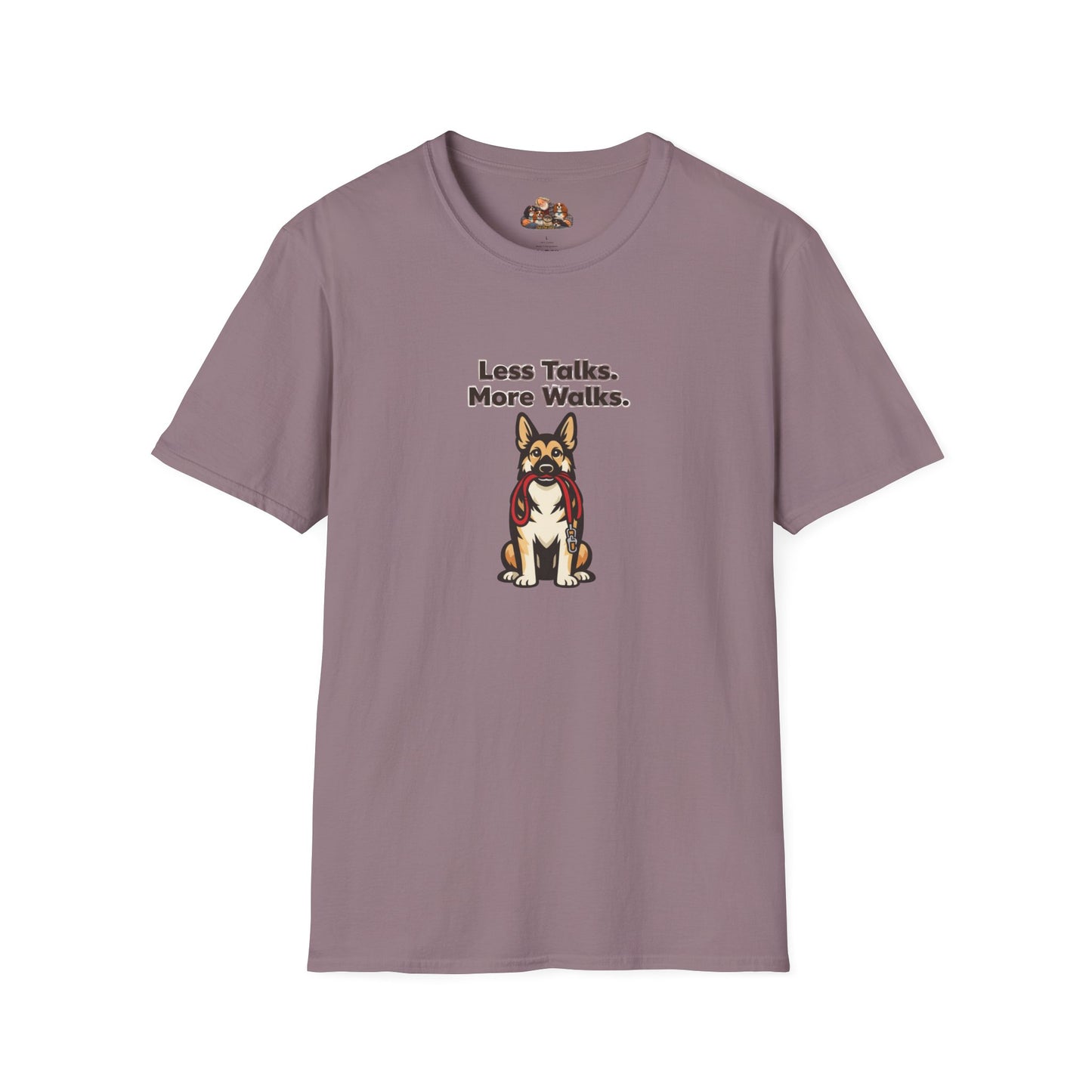 Less Talks. More Walks.  —  Soft-Color Minimalist Family Collection For Adult Dog Lovers