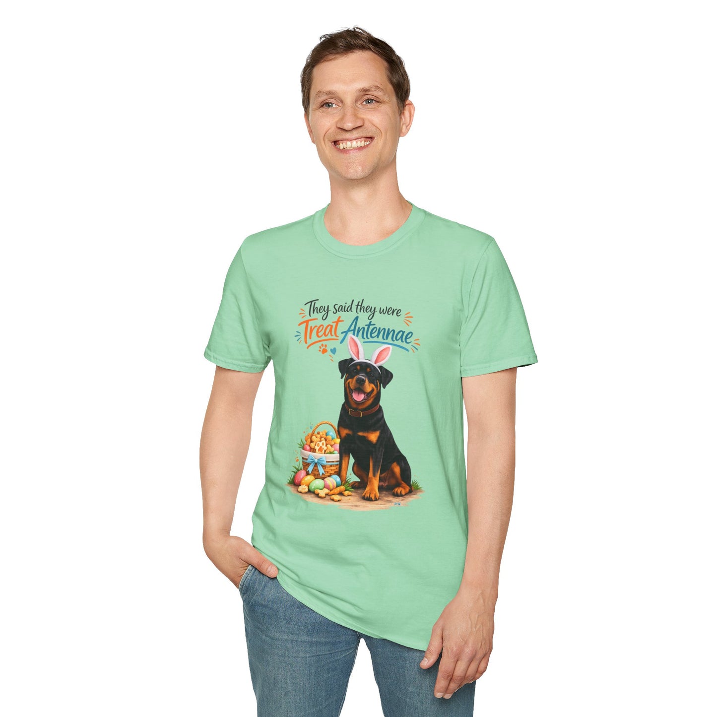 Rottweiler Treat Antennae™  – Easter Dog Lover Tee
