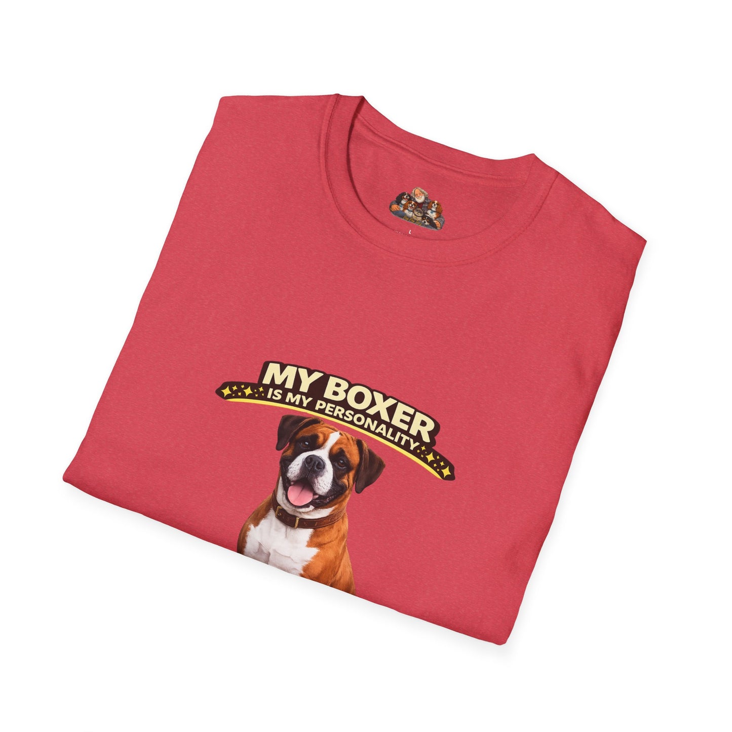 My Boxer Is My Personality – Big Kid Energy– Personalized Dog Breed Tee