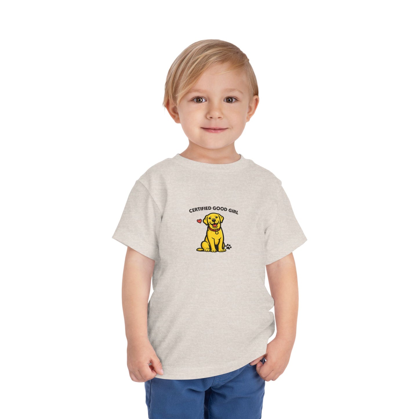 Certified Good Girl -- Toddler Dog Lover Tee