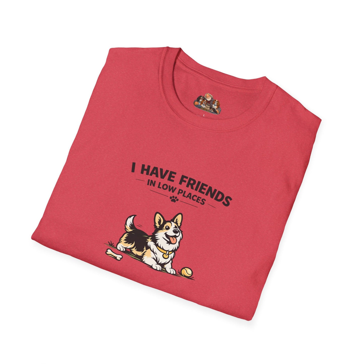 I Have Friends In Low Places  —  Soft-Color Minimalist Family Collection For Adult Dog Lovers