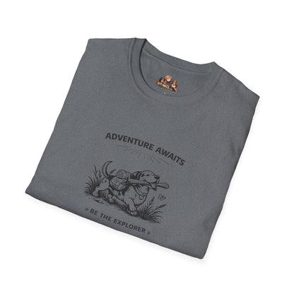 Adventure Awaits Be The Explorer  —  Black And White Minimalist Family Collection For Adult Dog Lovers