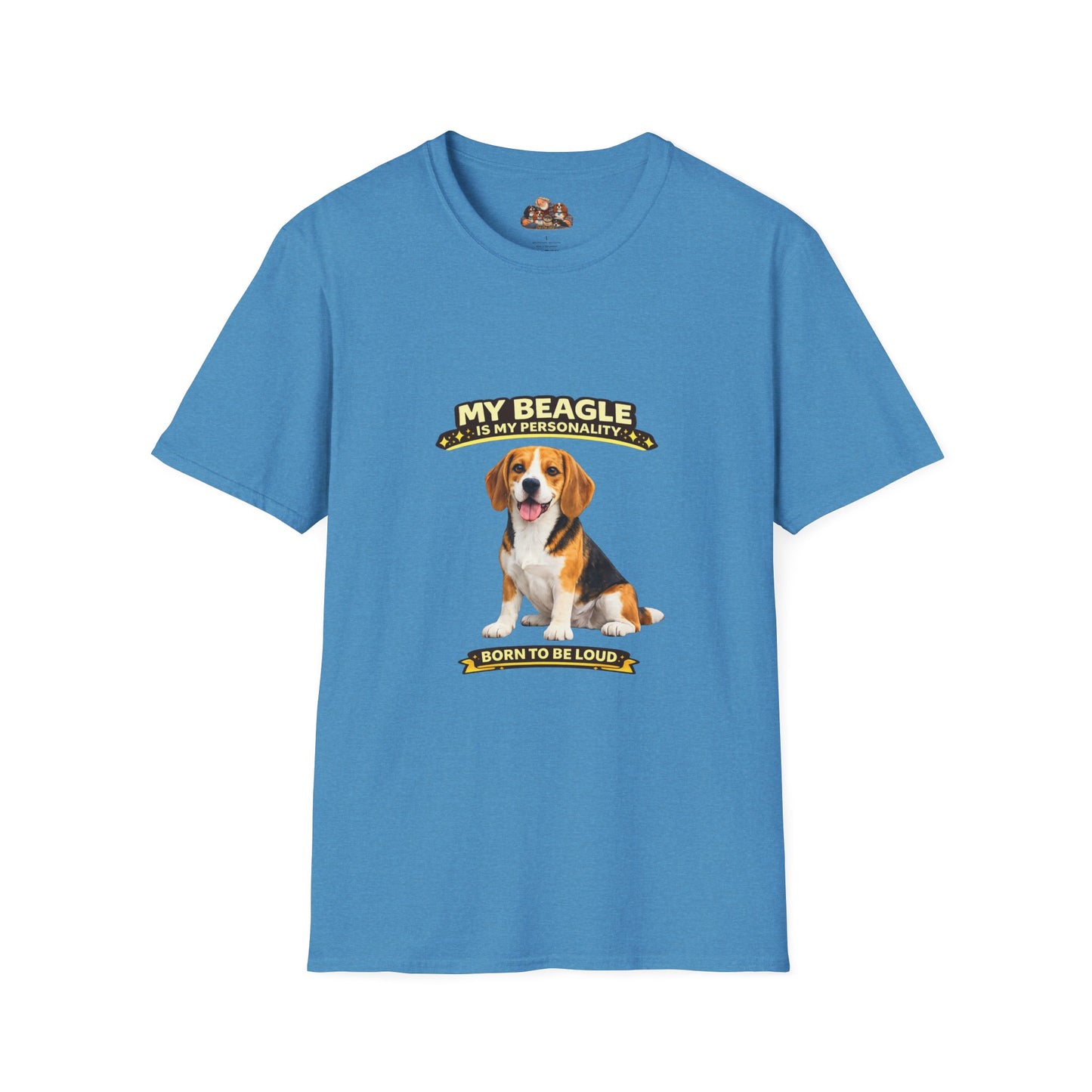 My Beagle Is My Personality – Born To Be Loud – Personalized Dog Tee