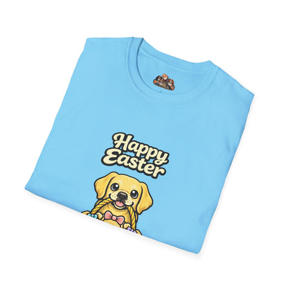 Yellow Labrador Family "Happy Easter"