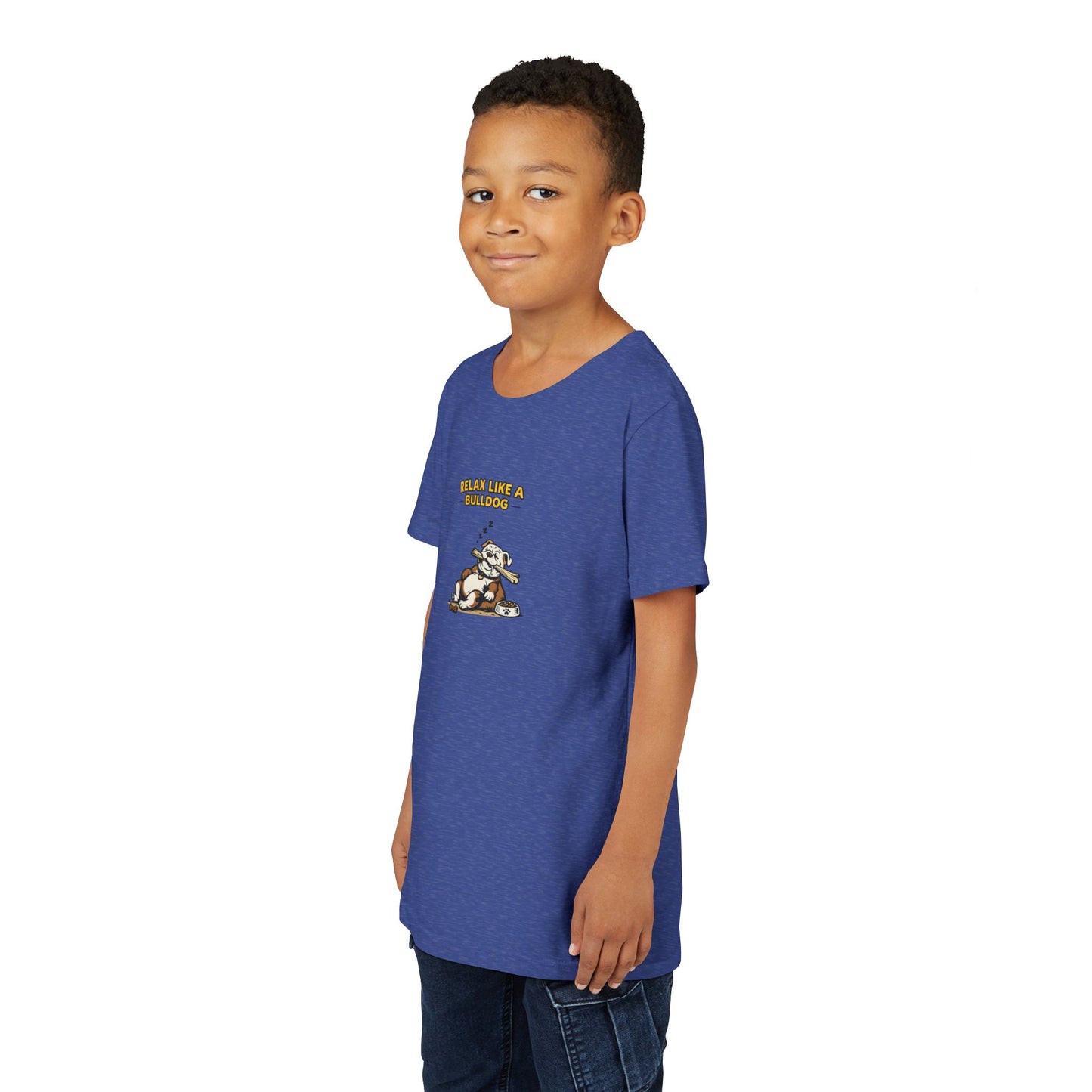 Relax Like A Bulldog  -- Youth Dog Lover Tee