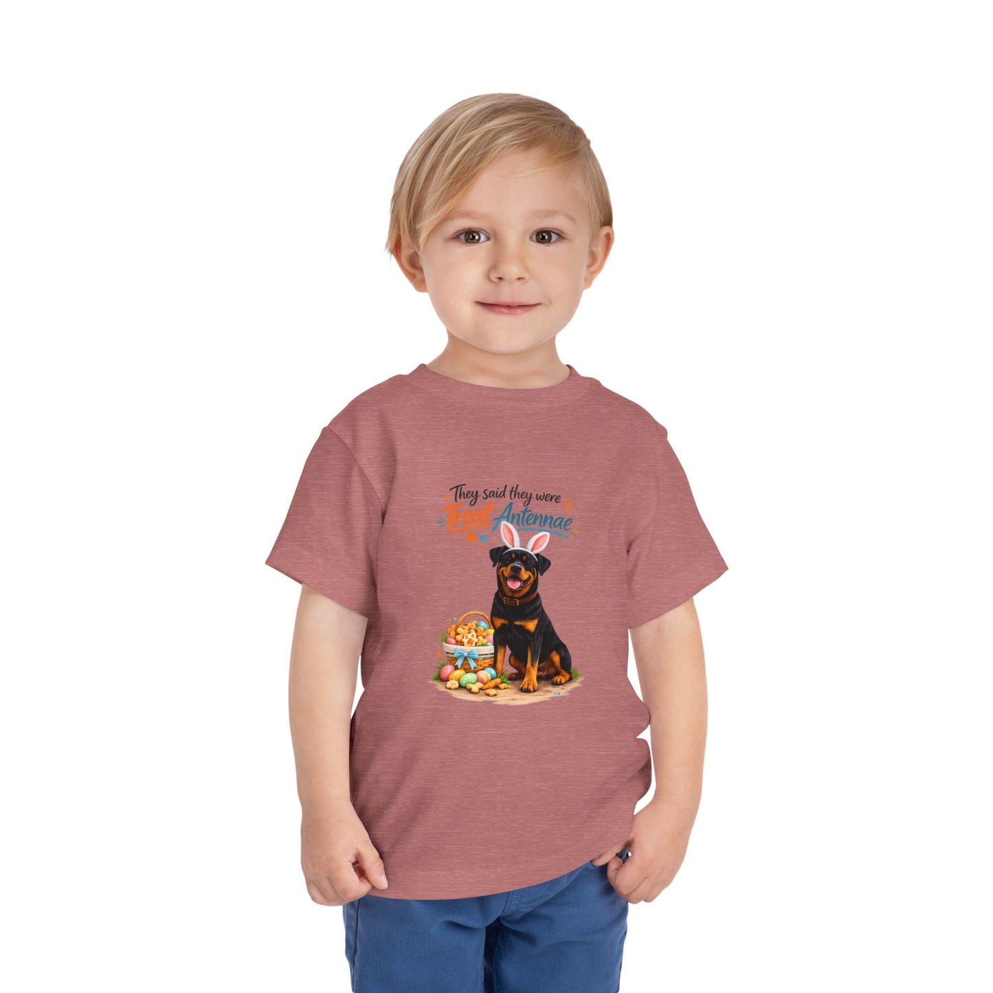 Rottweiler Treat Antennae™ -- Toddler Dog Lover Tee