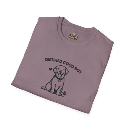Certified Good Boy —  Black And White Minimalist Family Collection For Adult Dog Lovers