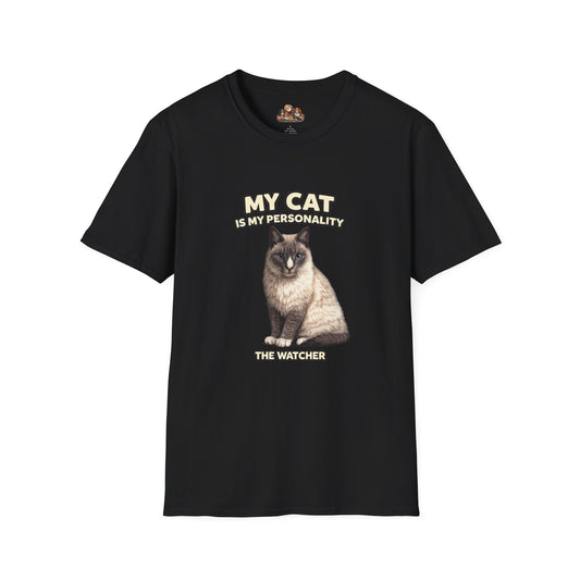 My Cat Is My Personality – "The Watcher" – Personalized Custom Cat Shirt